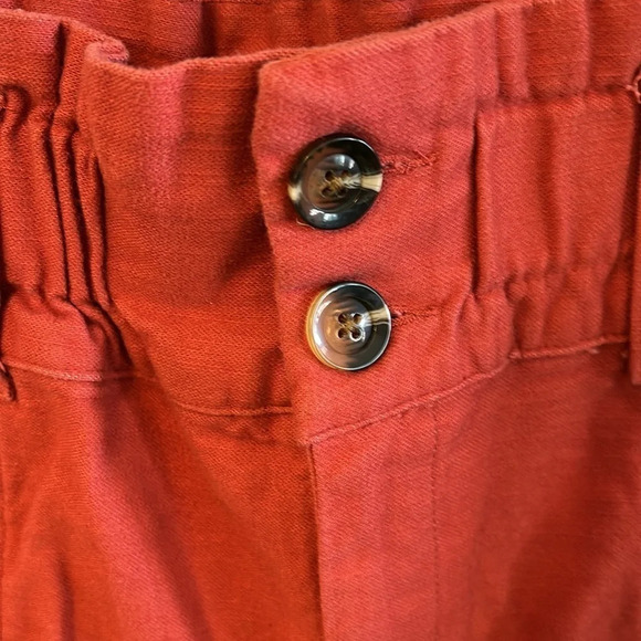 Who What Wear Women’s 16 Tandoori Spice Red Pants New with Tags High Waist - Picture 4 of 8